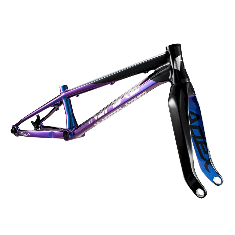 Inspyre Concorde V3 Frame/Fork Kit - Black / Chameleon – BMX