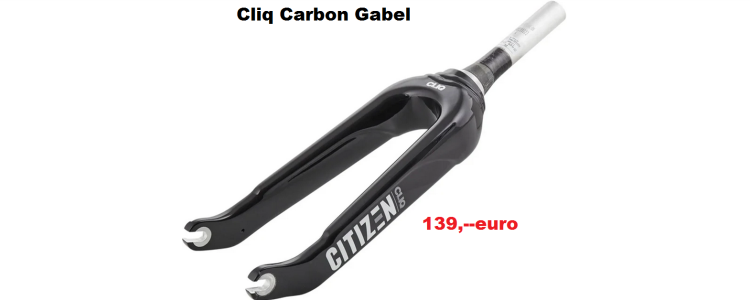 Cliq Citizen BMX Carbon Gabel - tap 1,5 10mm