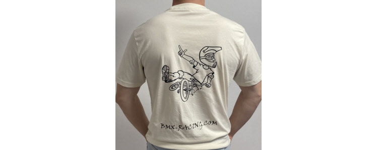 Bmx-Racing.com t-shirt beige