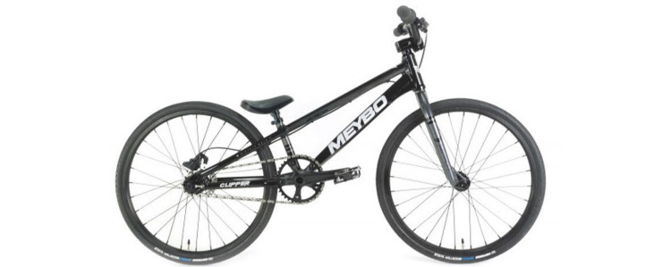 Meybo 2024 Clipper Disc bmx race Bike Black/Grey/Dark Grey