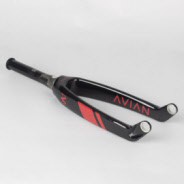 Avian Versus Tapered 1 1/8" - 1.5" 20mm Evo Carbon race bmx Fork Gloss Red