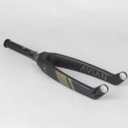 Avian Versus Tapered 1 1/8" - 1.5" 20mm Evo Carbon race bmx Fork matt gold 2024