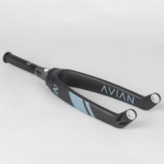 Avian Versus Tapered 1 1/8" - 1.5" 20mm Evo Carbon race bmx Fork blue