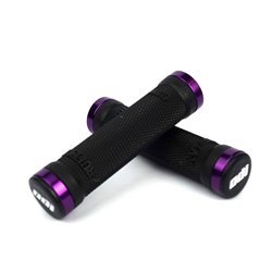 2018 odi mtb ruffian no flange lock on black grip 130 mm purple