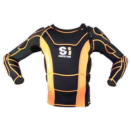 S1 Defense Pro 2.0 BMX Jacket Black/Orange Adult size M