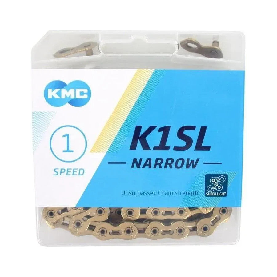 Kmc K1SL narrow 3/32 Ti-N Chain Gold