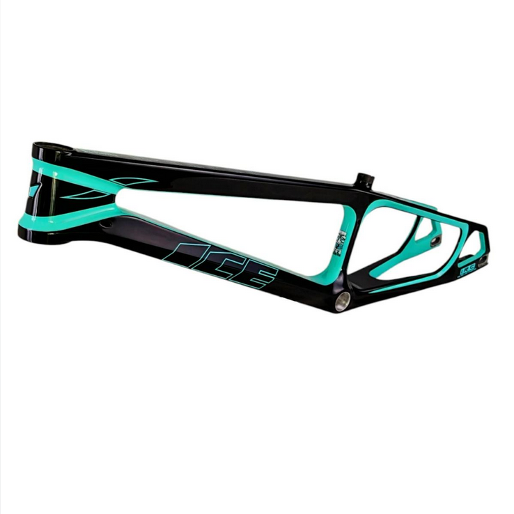 ICE BMX carbon frame RAPTOR RS Lagoon / Black