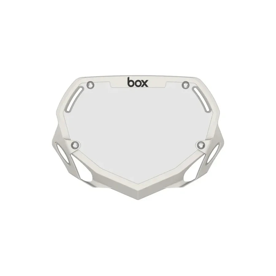 Box Two Number Plate White