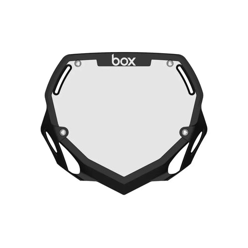 Box Two Number Plate Black