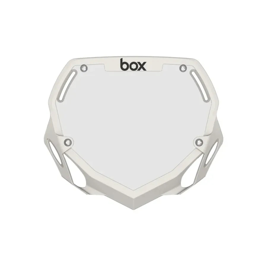 Box Two Number Plate White