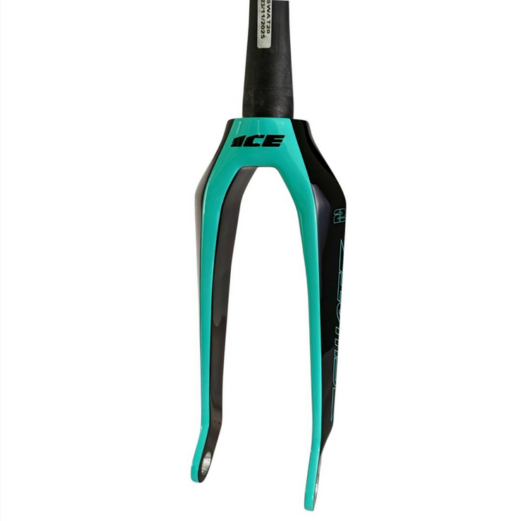 Carbon Fork ICE SWAT2.0 TAPERED 20" Axis Ø 20mm, Black / Lagoon