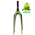 Carbon Fork ICE SWAT2.0 TAPERED 20" Axis Ø 20mm, Black / Lime Citrik
