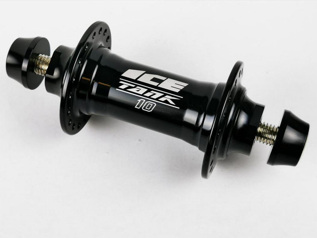 Front Hub BMX ICE TANK Ø 10 mm, 36 Holes Black