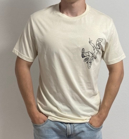 T-shirt bmx-racing logo sand