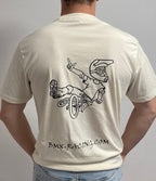T-shirt bmx-racing logo sand