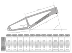 Meybo HSX Carbon G2.4 Bmx Race Frame White/Silver Pre order 2027