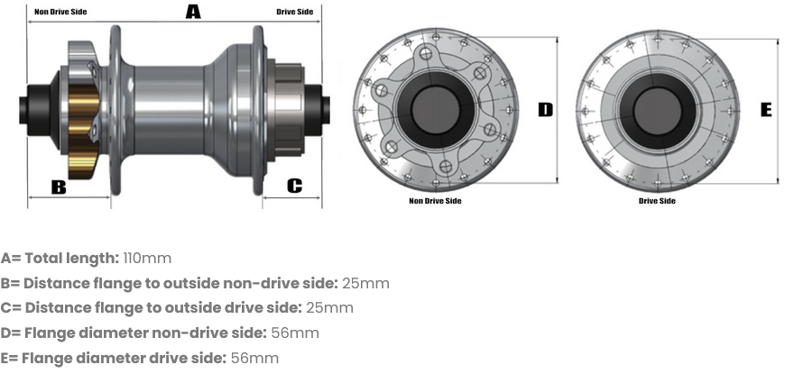 SD-X Sniper Evo Air HSX expert Rear Hub 6colors