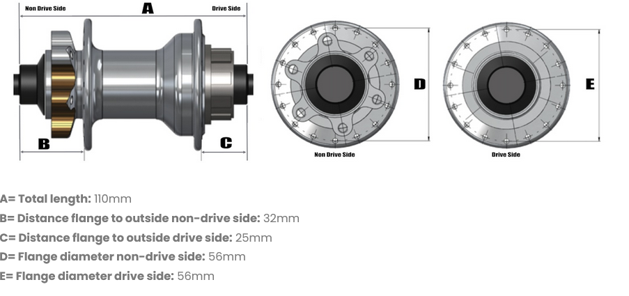 SD-X Sniper Evo Air expert Rear Hub 10mm