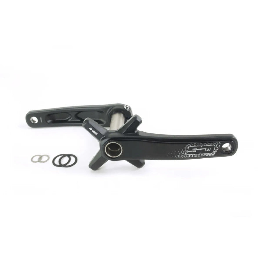 SD B-85 bmx race Crankset 4 Hole Black 140mm-175mm