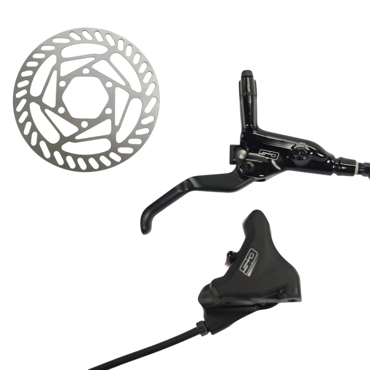 SD Salvo Hydraulic Disc Brake Kit Flat Mount + 120mm Rotor