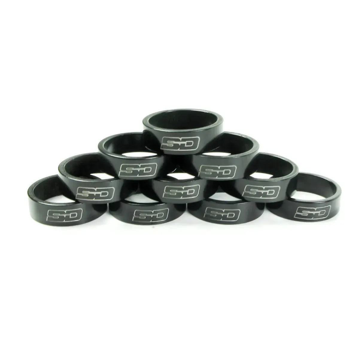 SD Stem Spacer Bulk 10x 5 mm Black  1"/ 1 1/8