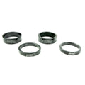 SD Stem Spacer Kit 2x 5 mm + 2x 10 mm Black  1"/ 1 1/8