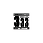 SD Front + 2 Side Plate Number Kit V3 Black