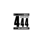 SD Front + 2 Side Plate Number Kit V3 Black