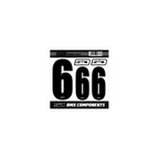 SD Front + 2 Side Plate Number Kit V3 Black