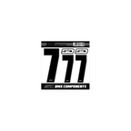 SD Front + 2 Side Plate Number Kit V3 Black