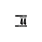 SD Front + 2 Side Plate Number Kit V3 white cruiser
