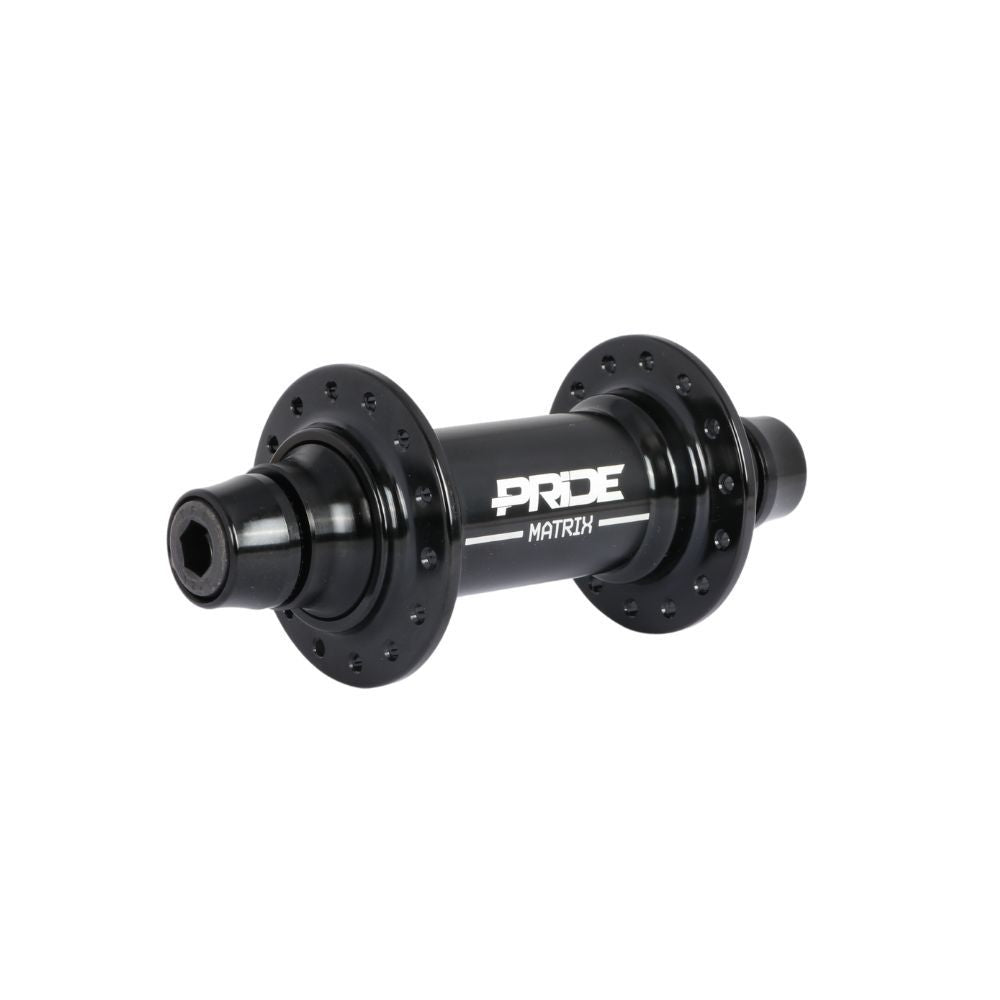 Pride Matrix Front Hub Black - 10mm