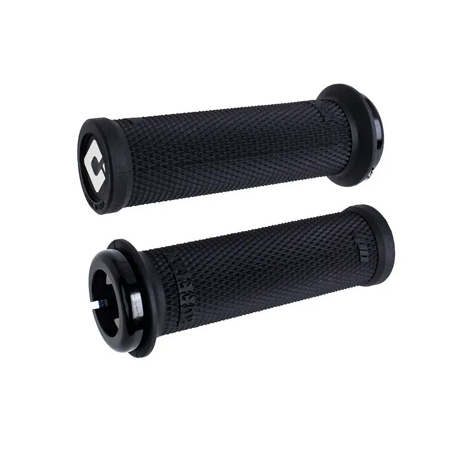 BMX Mini Ruffian V2.1 Lock-On Grips Black/Black Clamps