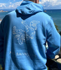 Hoodie logo bmx-racing blue