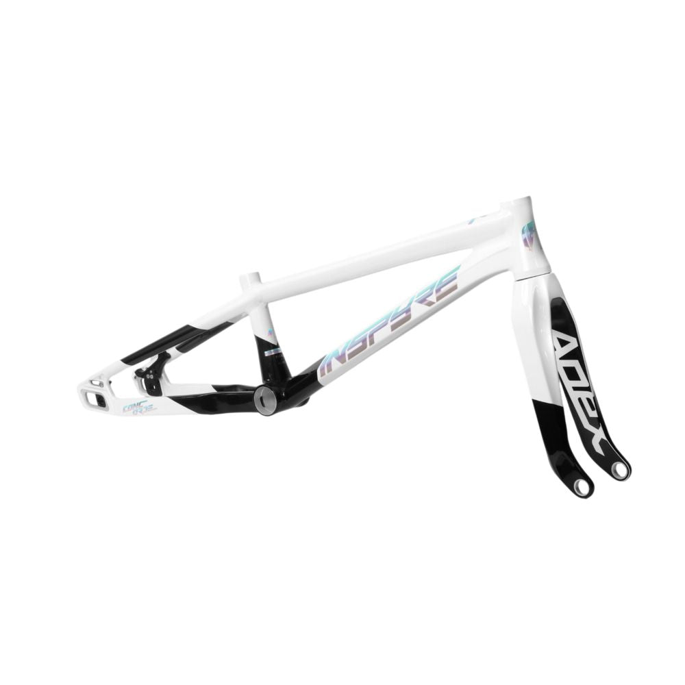 Inspyre Concorde V4 bmx race Frame/Fork Kit - White Spectrum 2027 preorder