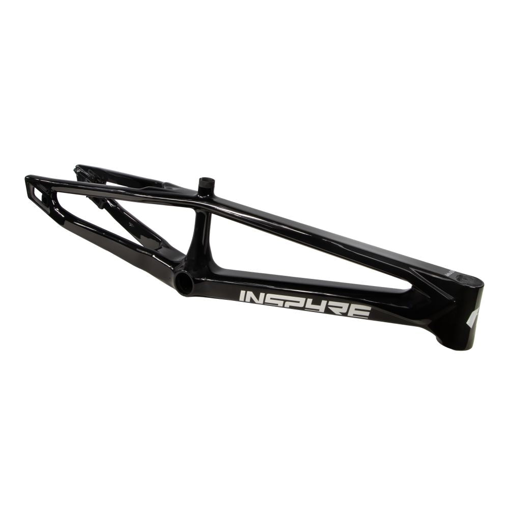Inspyre Era bmx carbon Frame - Black Gloss x Brushed Chrome