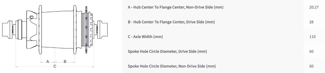 Onyx Ultra SS Disc 15mm Rear Hub 6colors