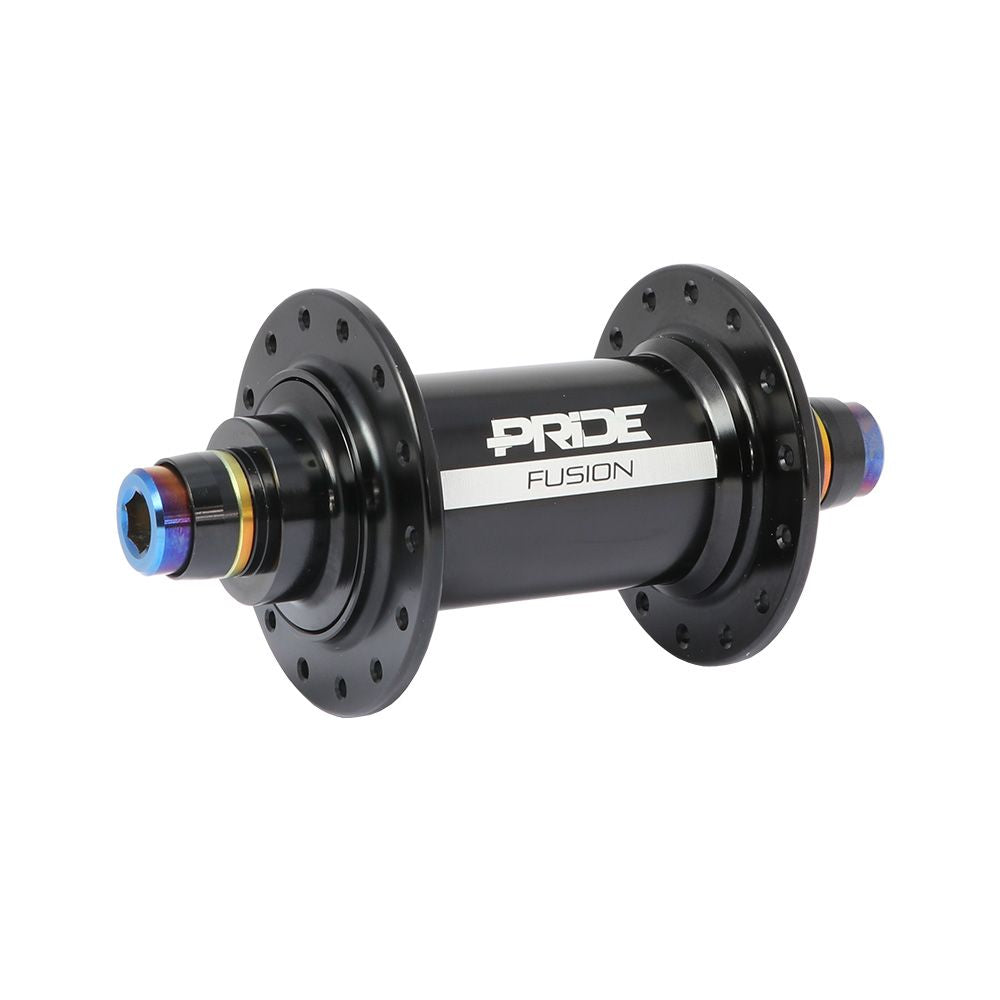Pride Fusion Front Hub 10mm - Black 28h