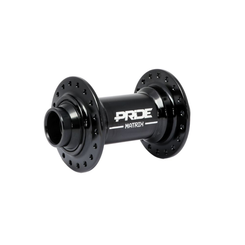 Pride Matrix Front Hub Black - 20mm 36h