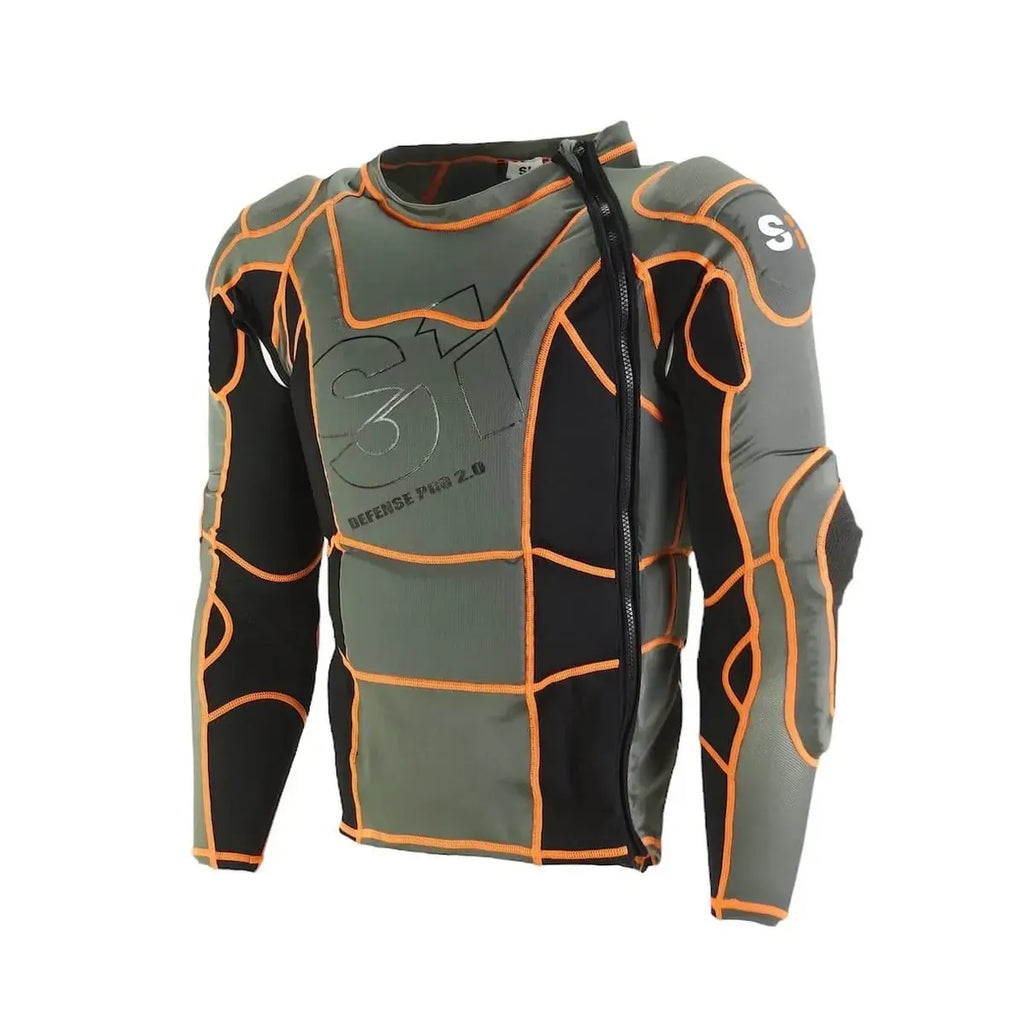 S1 Defense Pro 2.0 BMX Jacket Black/Orange kids