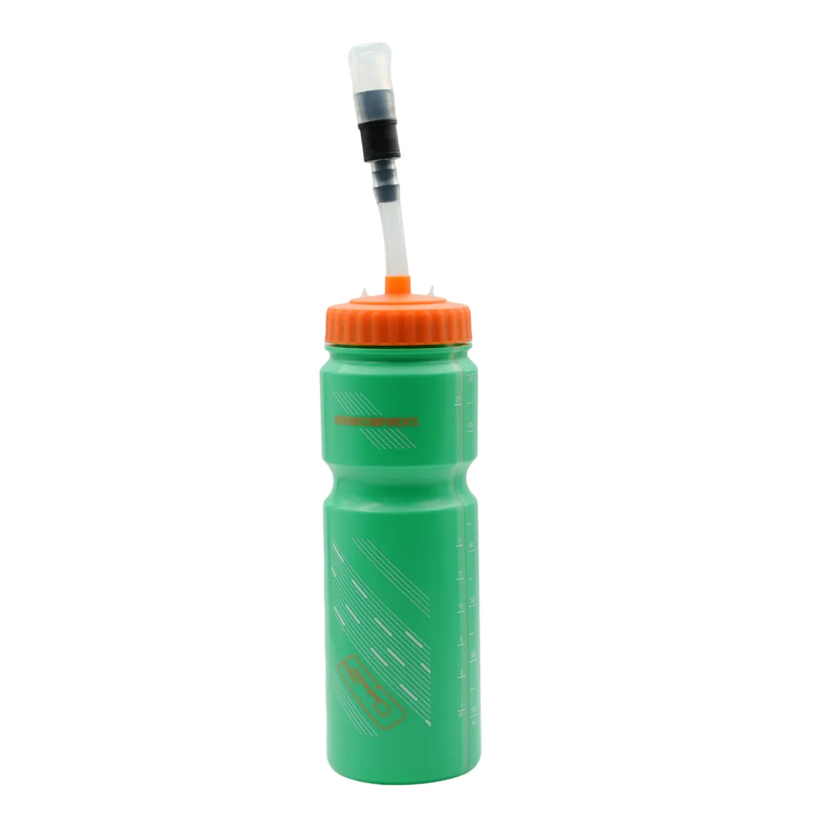 SD Bottle V5 With Straw Green/Orange