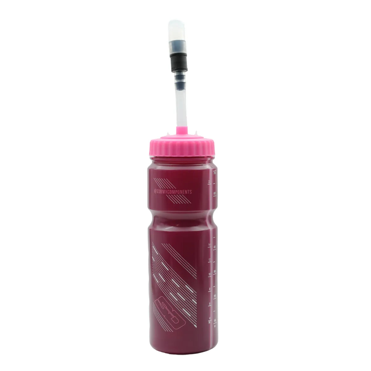 SD Bottle V5 With Straw Magenta/Pink