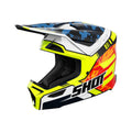 Shot Furious Kid Helmet - Flash Blue Neon Yellow Glossy