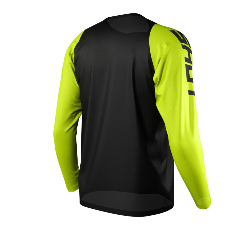 Shot Neo Defender Neon Yellow Jersey Long Sleeves
