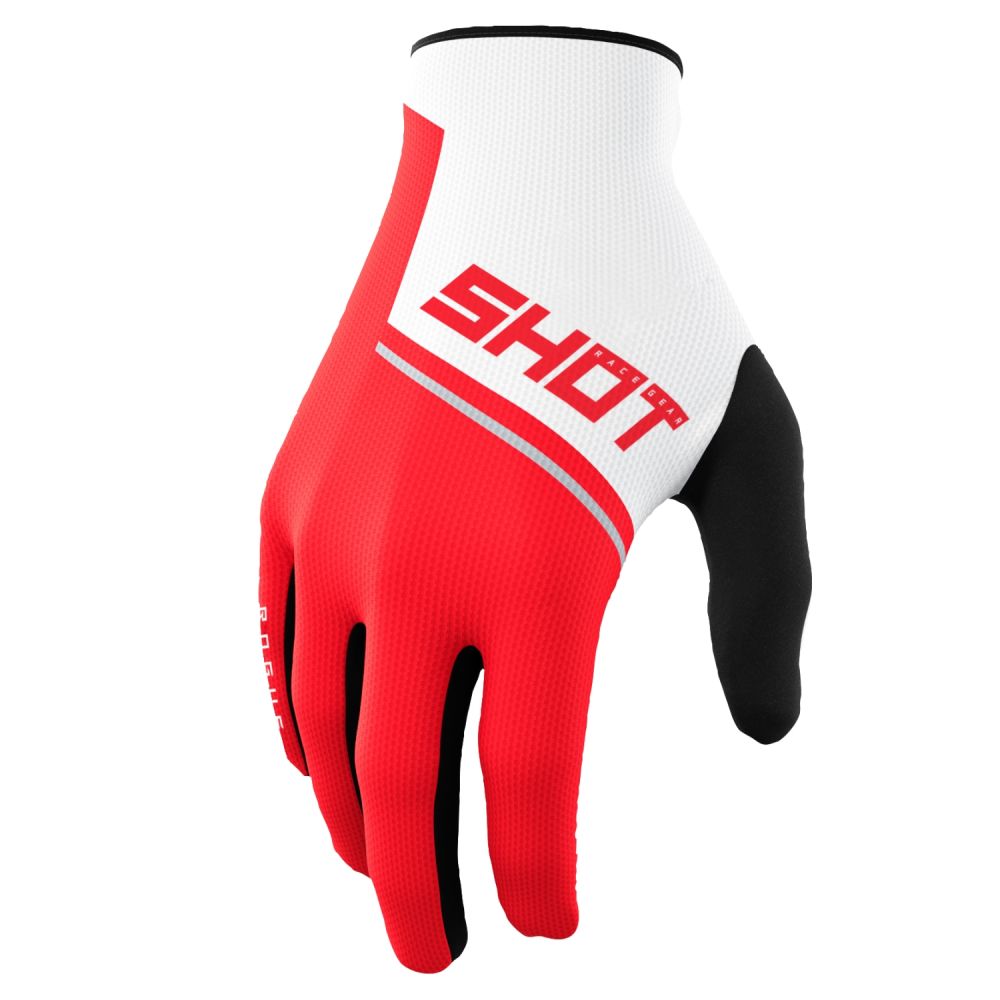 Shot Rogue Revolt 2.0 Adult Gloves Red